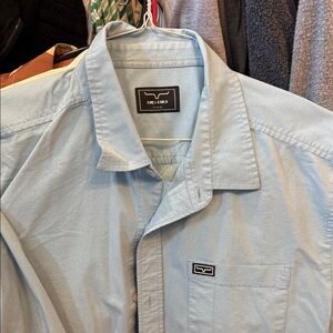 Kimes Ranch Sky Blue Button Down Shirt